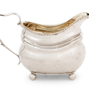 An English Silver Creamer Maker's