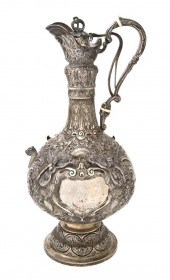 *An English Silver Ewer Walter