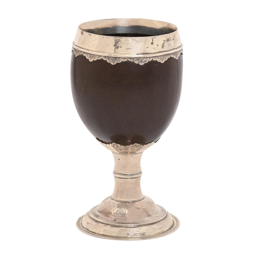 An English  silver mounted