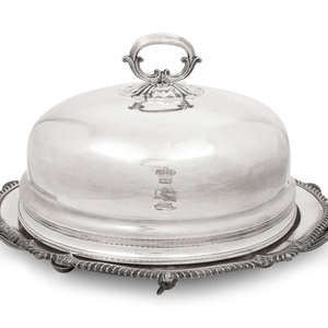 An English Silver-Plate Cloche