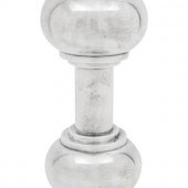 An English Silver-Plate Dumbbe
