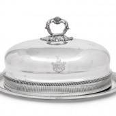 An English Silver-Plate Meat D