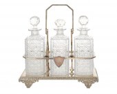 AN ENGLISH SILVER-PLATED TANTA