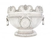 An English Silver Punch Bowl M