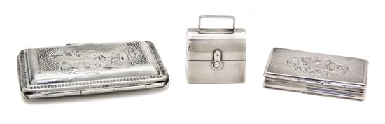 An English Silver Snuff Box
