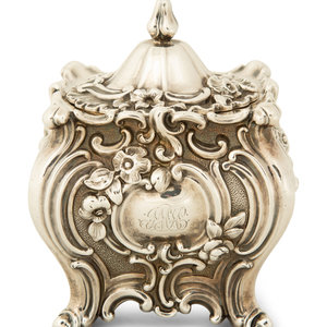 An English Silver Tea Caddy