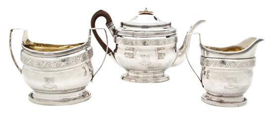 An English Silver Tea Service