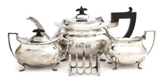 An English Silver Teapot C.T.