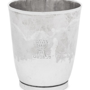 An English Silver Tumbler Edward
