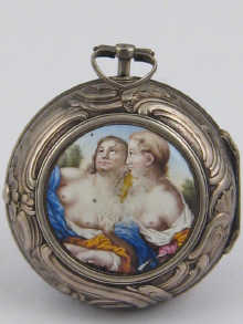 An English silver verge pocket