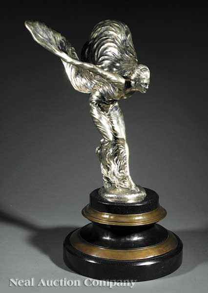 An English Silvered Bronze