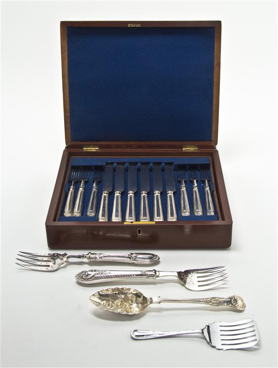 *An English Silverplate Cased