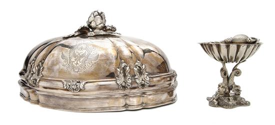 An English Silverplate Cloche