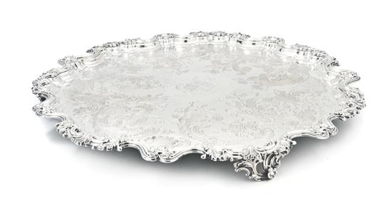 * An English Silverplate Salver