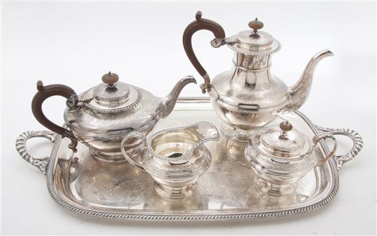 * An English Silverplate Tea and