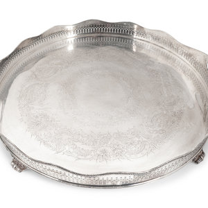 An English Silverplate Two-Handled,