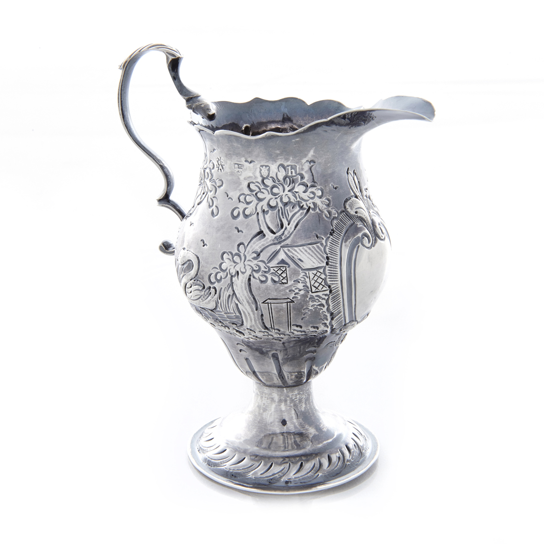 AN ENGLISH STERLING FOOTED
