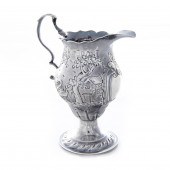 AN ENGLISH STERLING FOOTED CRE