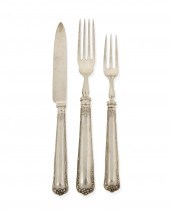 AN ENGLISH STERLING SILVER FRU