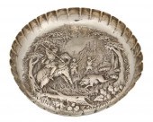 AN ENGLISH STERLING SILVER TRA