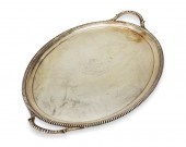 AN ENGLISH STERLING SILVER TRA
