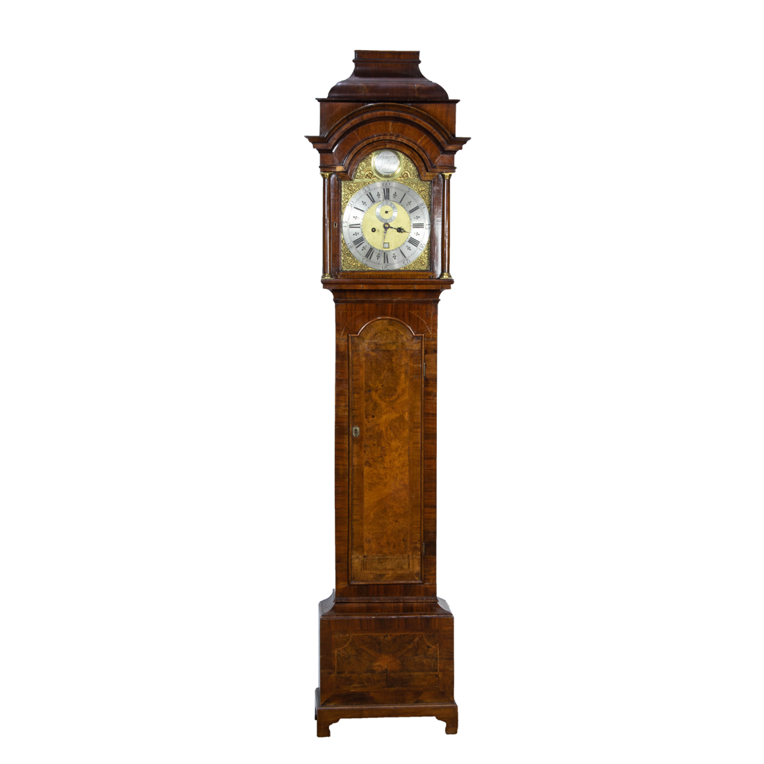 AN ENGLISH TALL CASE CLOCK BY PETER