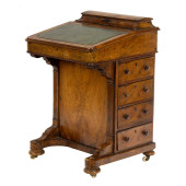 AN ENGLISH VICTORIAN DAVENPORT