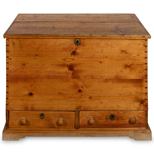 An English Wooden Chest EARLY