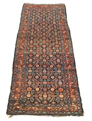 An Estate Bijar Runner Wool on