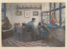 An etching by C.O. Murray after