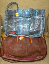 AN ETRO & BEIRN TOTES A multi