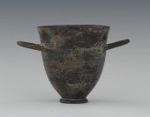 An Etruscan Bucchero Ware Skyp