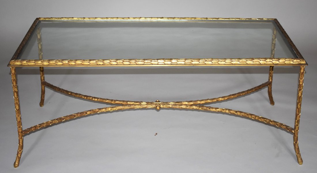 AN EXCEPTIONAL GILT BRONZE GILDED