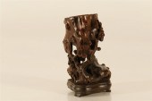 AN EXQUISITE CARVING ZITAN WOO