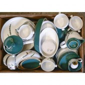 An extensive Denby Green Wheat