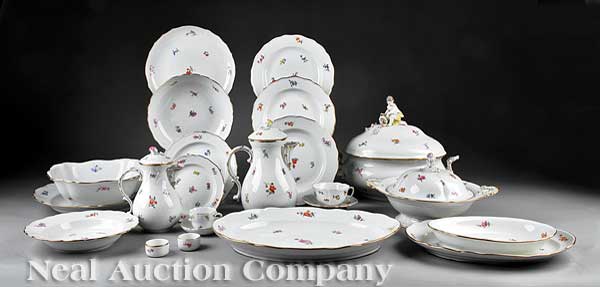 An Extensive Meissen Porcelain