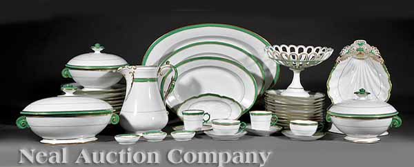 An Extensive Paris Porcelain Dinner