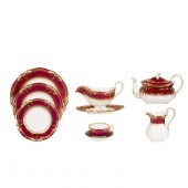 AN EXTENSIVE SPODE PORCELAIN D
