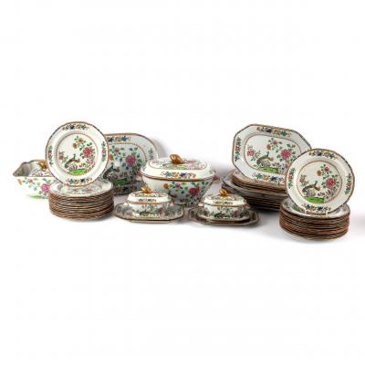 An extensive Spode stone china