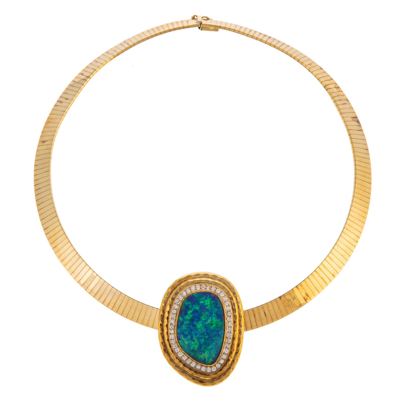AN EXTRAORDINARY OPAL & DIAMOND