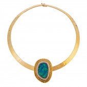 AN EXTRAORDINARY OPAL & DIAMON