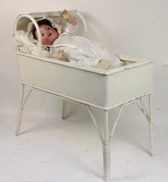 An F S and C bisque headed doll