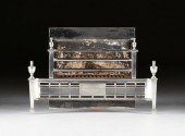 AN GEORGE III POLISHED STEEL F