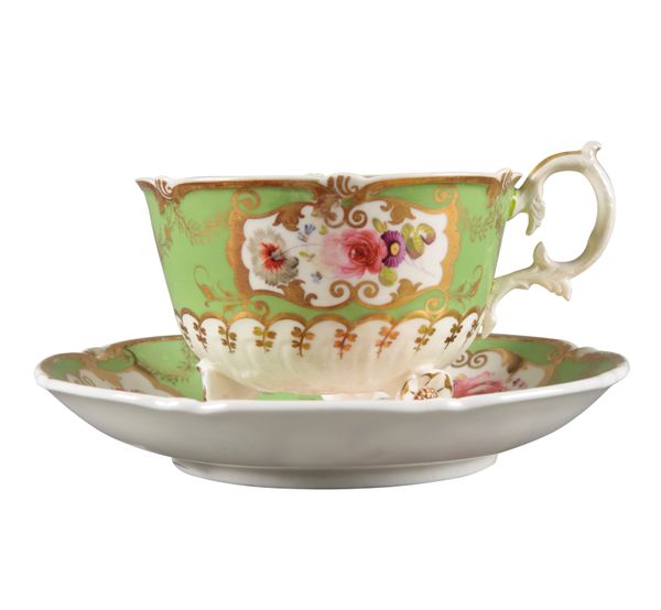 AN H & R DANIEL C-SCROLL CUP AND