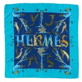 AN HERMES "ALPHABET III" SCARF