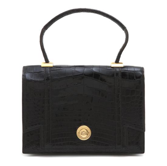 An Hermes Black Crocodile Bresse