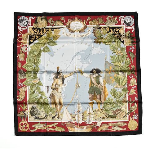 AN HERMÉS CARRÉ SCARF BY KERMIT