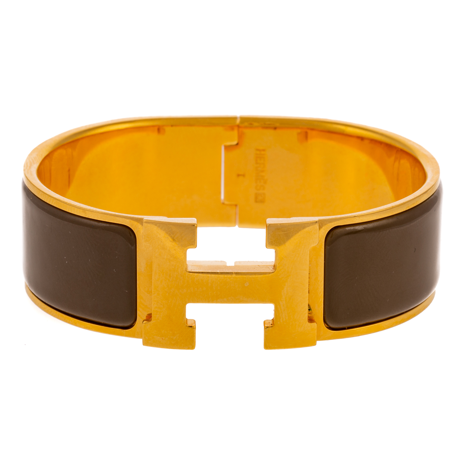AN HERMES CLIC CLAC H BRACELET A