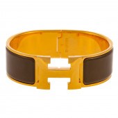 AN HERMES CLIC CLAC H BRACELET