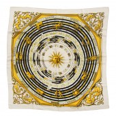 AN HERMES "DIES ET HORE" SCARF
